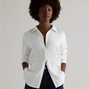 100% European Linen Long Sleeve Shirt